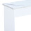 White Artificial Marble Dining Table Set,2 Benches 4