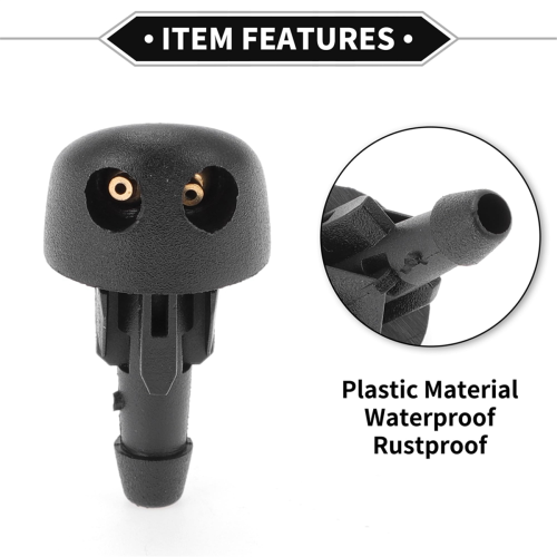 2PCS High Quality Front Windshield Wiper Washer No 2
