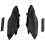 1Pair Front Cowl Side Vent Cover Windshield Wiper 2
