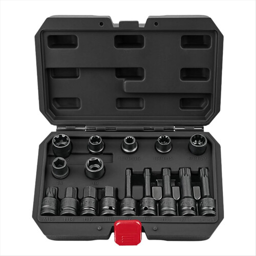16-Piece Impact Brake Caliper Socket Tool Set , 1/ 1
