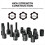 16-Piece Impact Brake Caliper Socket Tool Set , 1/ 6