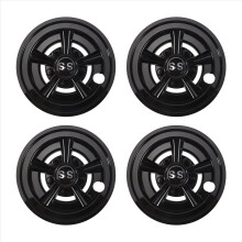 4Pcs 8Inch Golf Cart Wheel Cover Cap 5 Spoke Desig