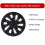 Model 3 Wheel Cover 18 Inch, Hub Cap Full Replacem 6