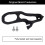Car Tow Hooks with Hardware Front Left & Right for 6