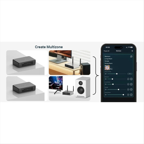 S10+ Wireless Music Streamer 3.5mm Jack Aux Blueto 2