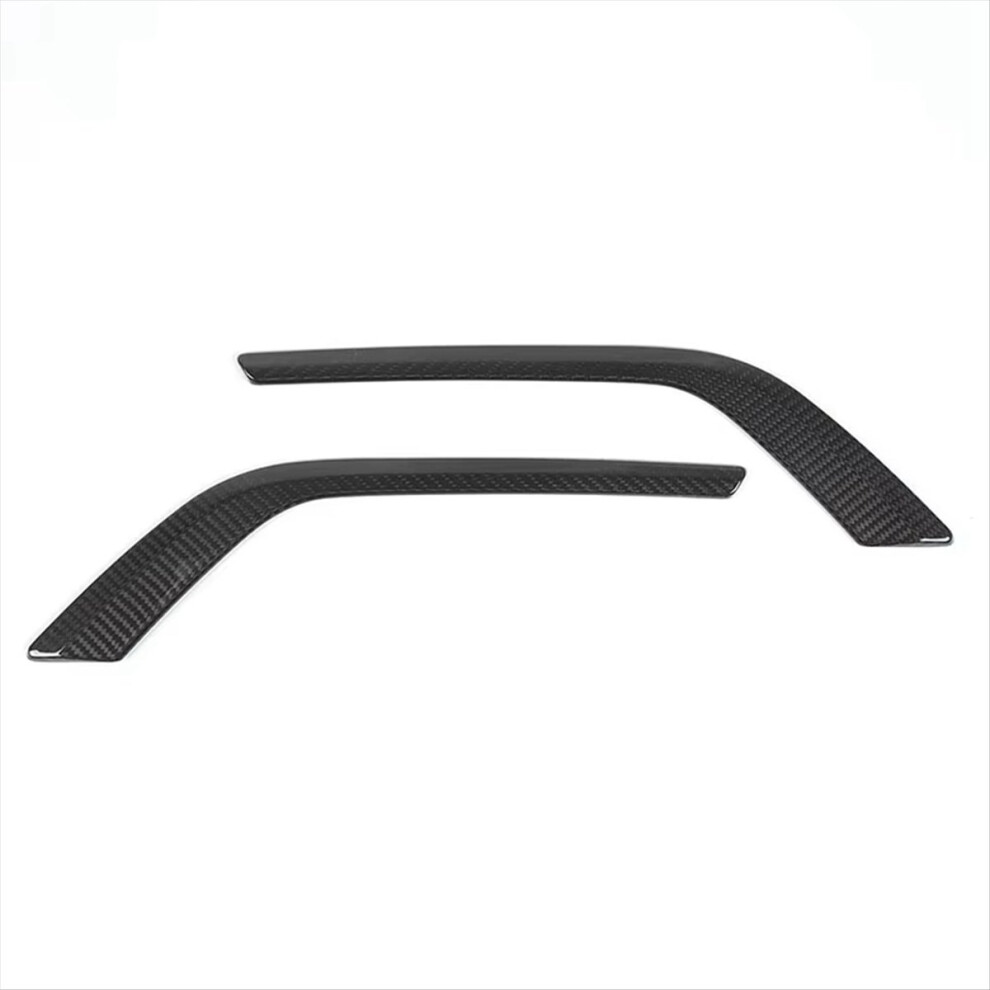 Real Carbon Fiber Car Front Bumper Lip Spoiler Tri 4851732499206