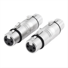 2PCS XLR Female to 3 Pin Adapter, Gender Changer,M