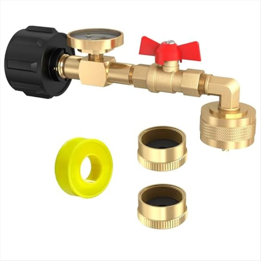 Swivel Propane Refill Elbow Adapter 1Lb To 20Lb Qc 4851732410324