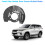 Car Front Disc Brake Dust Cover Shield Plate for 2 3