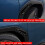 Car Side Wing Air Flow Intake Cover Trim Frame for 6