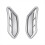 Car Side Wing Air Flow Intake Cover Trim Frame for 1