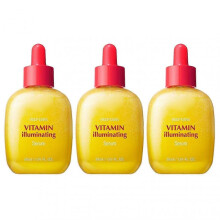 (3pcs) mystifying Cera Vitamin Illuminating Serum, Skin Brightening Reduce sinister Spots & Wrinkles, Anti-Aging Skincare 30ml