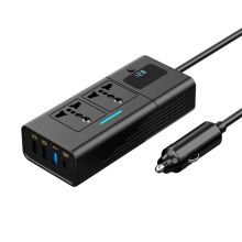 200W Car Inverter DC 12V to AC 220V PD QC3.0 4USB