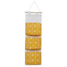 Hanging Organizer for Bedroom Bathroom, Wall Door Closet Organizer with Multiple Pockets, Waterproof Linen Fabric Organizer for Kitchen Office, Space