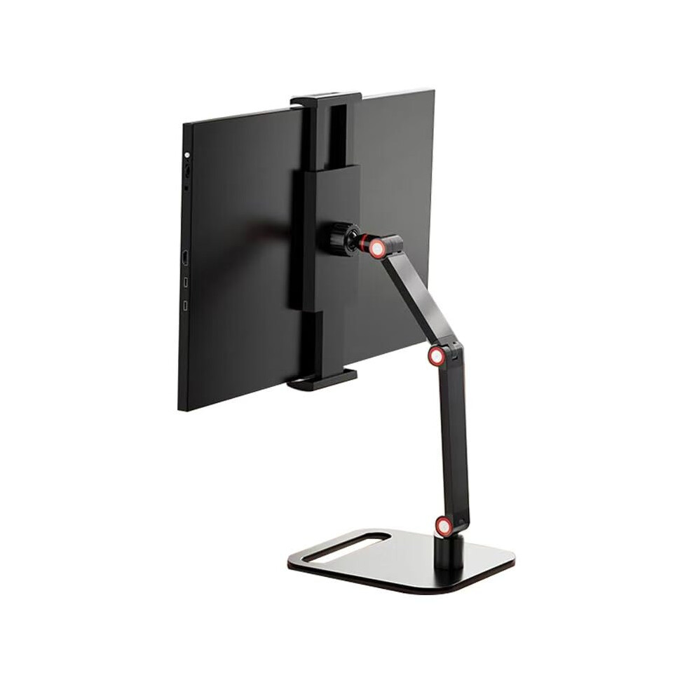 Tablet Stand Desktop Dualarm Tablet Clip Portable Display Stand With Stable Center Of Gravity For Work Study Streaming 9323874359250