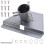 Roof Mount Plate Pole Base Satellite Antennae Wall 3