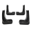 Car Accessories 4Pcs Mud Flaps Splash Guards Wheel 1