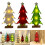 LED Christmas Tree with Lights Children Tabletop-white gold 3