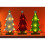 LED Christmas Tree with Lights Children Tabletop-white gold 7