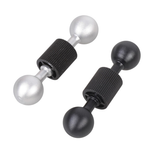 17mm Double Ball Action Camera Mount 1/4” Screw-Silver Color 2
