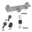 17mm Double Ball Action Camera Mount 1/4” Screw-Silver Color 2