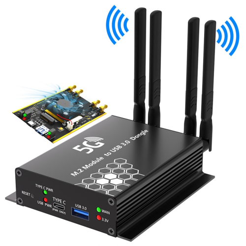 USB 3.0 to NGFF M.2 B-Key Wireless Adapter 1 SIM C 2