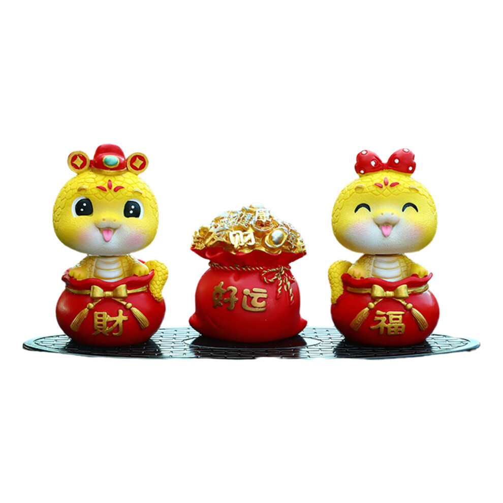 Orientals Nodding Serpents Snake Figurines Car Adornment-Set 1 7704000350969