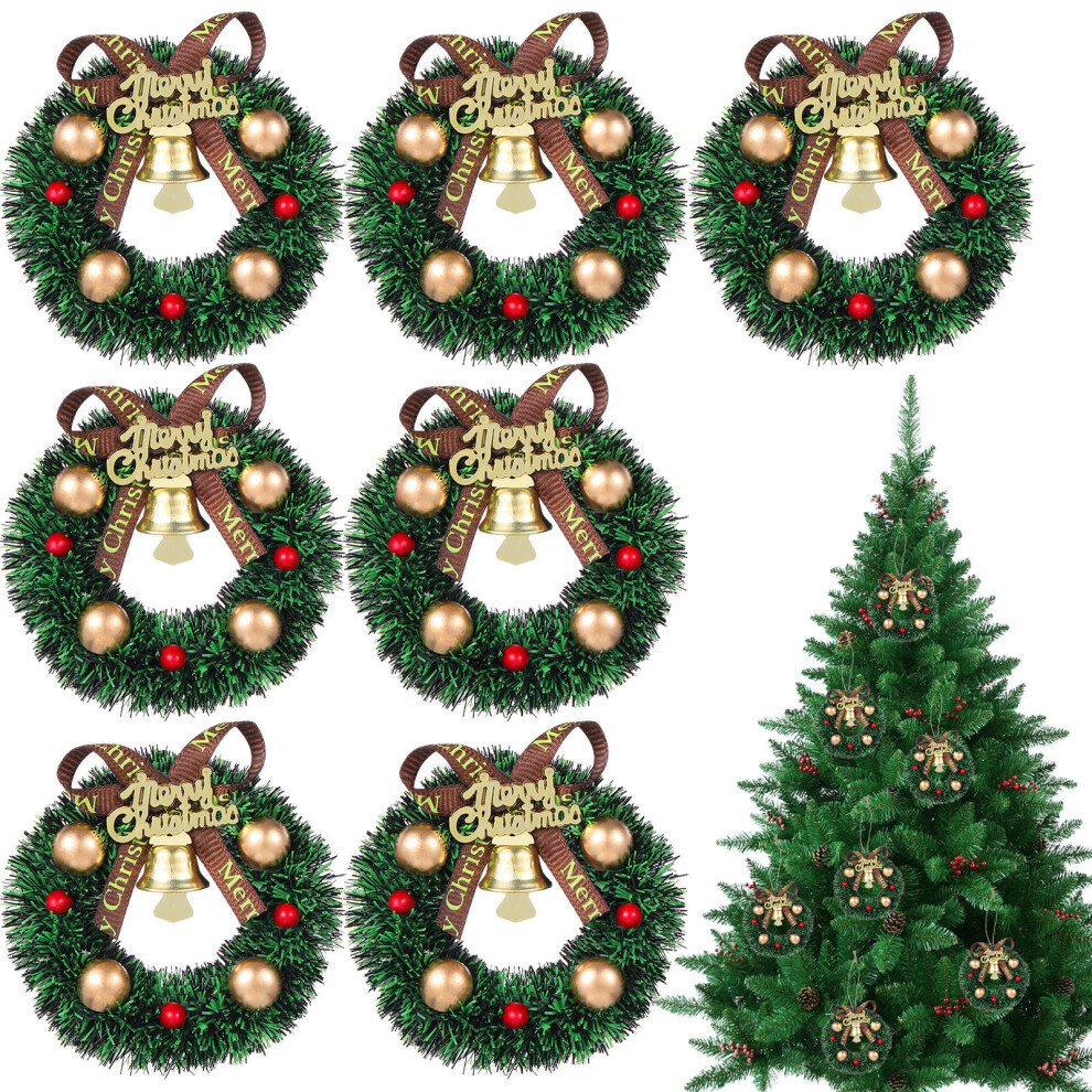 10 Sztuk Mini Choinkowe Wianki Ozdoba Na Choinkę ŚWięTowania-image