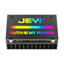 ATX 24Pin 90 RGB Adapter, 18 Light Modes Female