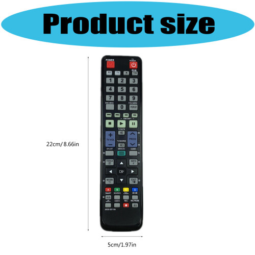 Multi functionele tv-afstandsbediening vervanging voor 2