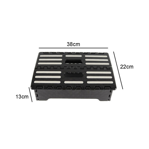 Non-Slip Step Stool for Home Use, Folding Half Step with Textured Tread Surface, Anti-Slip Surface Safety and Stability Support Platform for Elderly K 1