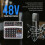 Portable 6 Channel Audio Mixer Mixing Console USB 6