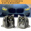 1Pair Headlight Module LED Angel Eyes DRL Yellow L 7