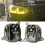 1Pair Headlight Module LED Angel Eyes DRL Yellow L 8