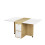 Foldable & Extendable Dining Table Set, 4 Chairs 5