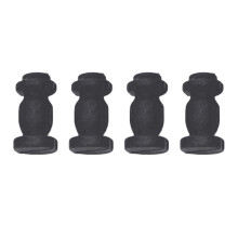 4 stuks professioneel rubber voor 4 professionele