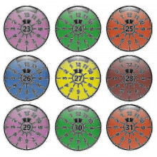 (26) Tuv Certified 3d Gel Sticker License Plate Seals - Gsla Pack Of 2