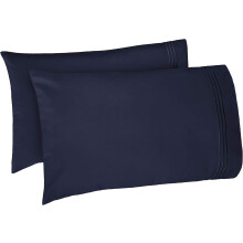 Enveloping Comfort Microfiber Pillowcase Set, Double Brushed For Queen Beds, Hypoallergenic, Fade Resistant, Easy Care Machine Washable, Smooth And Fr