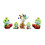 New Year Crowned Snake Dashboard Decoration Ornament With-Set 4 1
