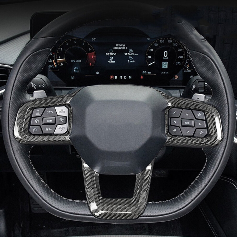Real Carbon Fiber Interior Car Steering Wheel Butt 4851732460039