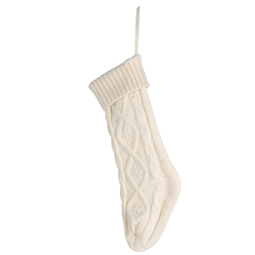 Glowing Christmas Stockings with LED Light Luminous-White