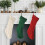 Glowing Christmas Stockings with LED Light Luminous-White 6
