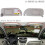 Interior Sunvisor with Mirror Front Visor Assembly 8