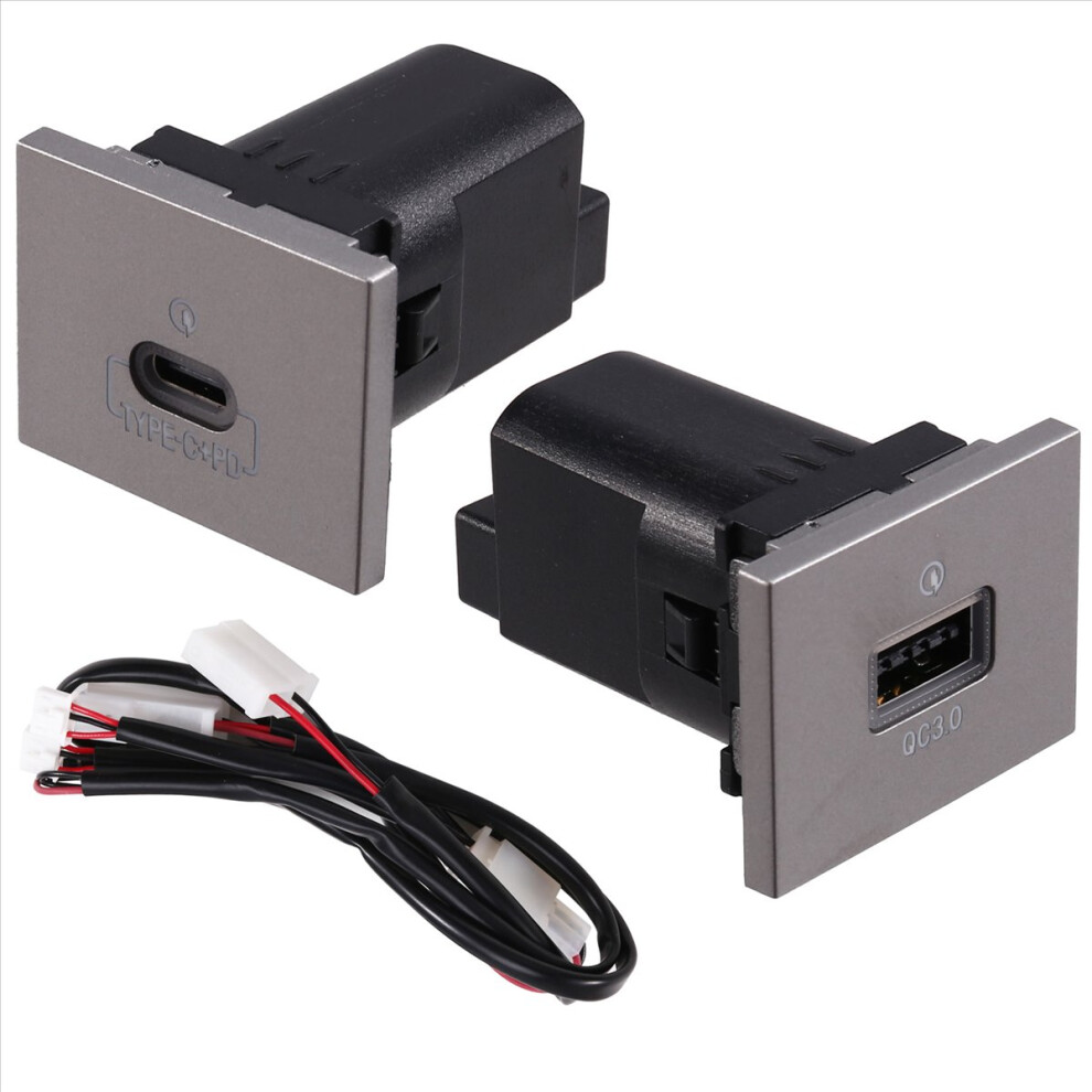 Car Charger Socket Qc3.0 And Type C Pd Charging Ou Light 4851598947163