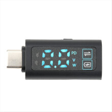 Type-C Digital Voltmeter DC 5-24V Voltage Meter HD