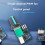 1Pcs Computer Case Fan Speed Controller PWM 12V Si 4