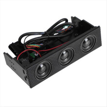 Black Stereo Surround Speaker PC Front Panel Compu