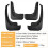 4Pcs Car Mudguards Wheel Mud with Screws for V-Cla 4