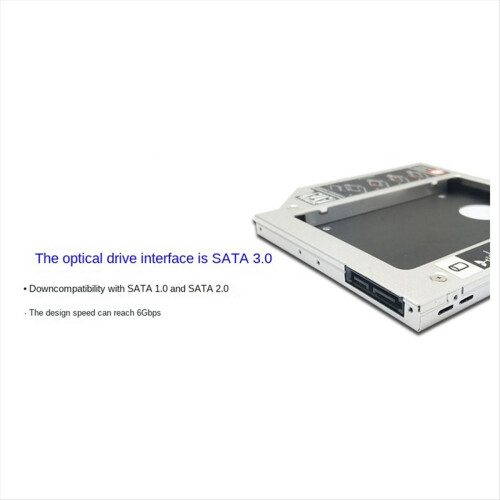 9.0mm Second Hard Drive SSD All Aluminum Ultra Sli 2