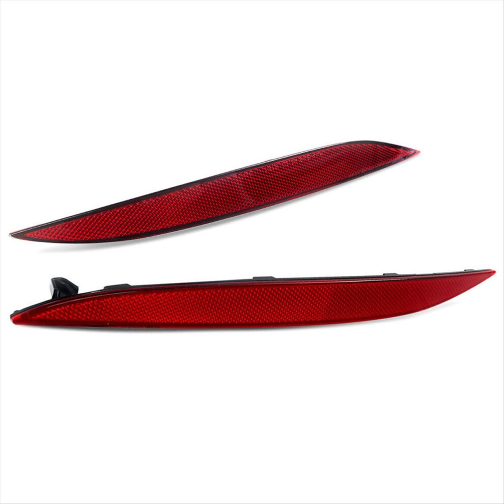 1Pair Left & Right Bumper Reflex Reflector Lig Red 4853750456568